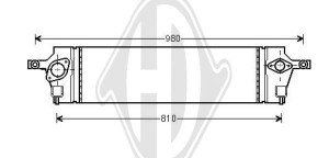 DIEDERICHS DCA1146 - Ladeluftkühler