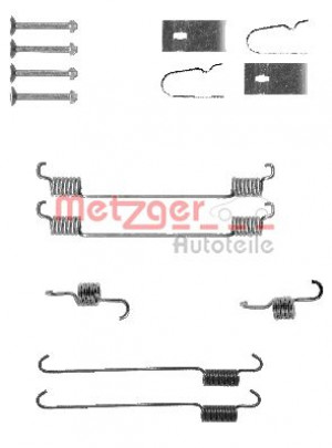 METZGER 105-0007 - Zubehörsatz, Feststellbremsbacken