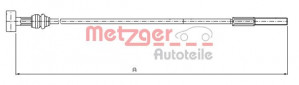 METZGER 10.8226 - Seilzug, Feststellbremse