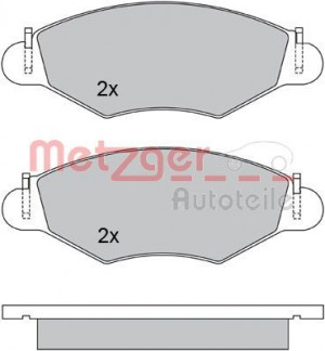 METZGER 1170059 - Bremsbelagsatz, Scheibenbremse