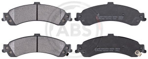 A.B.S. 38834 - Bremsbelagsatz, Scheibenbremse
