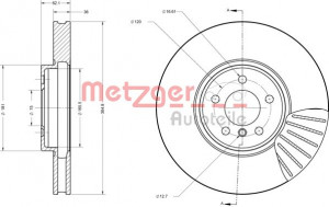 METZGER 6110633 - Bremsscheibe