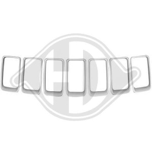 DIEDERICHS 2613143 - Zier-/Schutzleistensatz, Kühlergitter