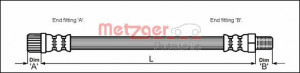 METZGER 4113259 - Bremsschlauch