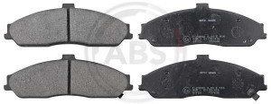 A.B.S. 38731 - Bremsbelagsatz, Scheibenbremse