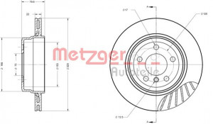 METZGER 6110639 - Bremsscheibe