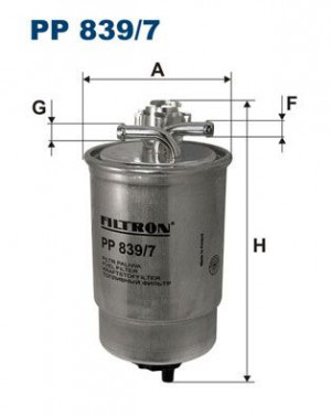 FILTRON PP839/7 - Kraftstofffilter
