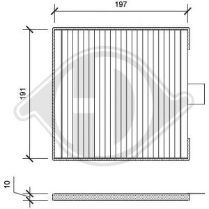 DIEDERICHS DCI0191 - Filter, Innenraumluft