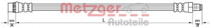 METZGER 4110227 - Bremsschlauch