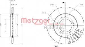 METZGER 6110347 - Bremsscheibe