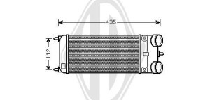 DIEDERICHS DCA1143 - Ladeluftkühler