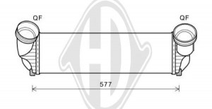 DIEDERICHS DCA1145 - Ladeluftkühler
