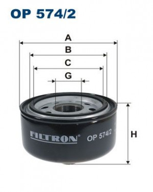 FILTRON OP574/2 - Ölfilter