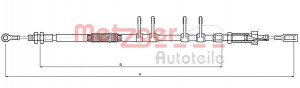 METZGER 10.4743 - Seilzug, Feststellbremse