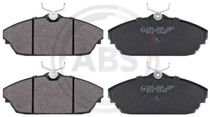 A.B.S. 37889 - Bremsbelagsatz, Scheibenbremse