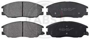 A.B.S. 37566 - Bremsbelagsatz, Scheibenbremse