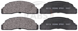 A.B.S. 36113 - Bremsbelagsatz, Scheibenbremse