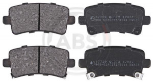 A.B.S. 37729 - Bremsbelagsatz, Scheibenbremse