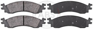 A.B.S. 38442 - Bremsbelagsatz, Scheibenbremse