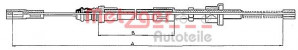 METZGER 10.471 - Seilzug, Feststellbremse