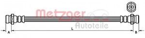 METZGER 4110544 - Bremsschlauch