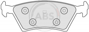 A.B.S. 38381 - Bremsbelagsatz, Scheibenbremse
