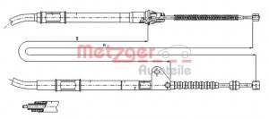 METZGER 17.1413 - Seilzug, Feststellbremse
