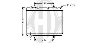 DIEDERICHS DCM2790 - Kühler, Motorkühlung