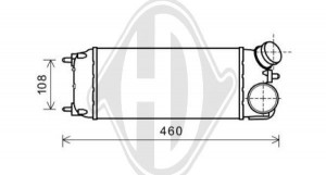 DIEDERICHS DCA1102 - Ladeluftkühler