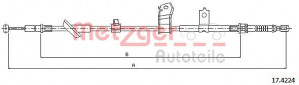 METZGER 17.4224 - Seilzug, Feststellbremse