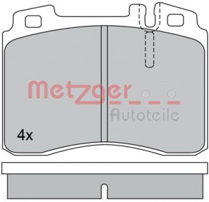 METZGER 1170374 - Bremsbelagsatz, Scheibenbremse