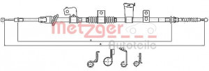 METZGER 17.2299 - Seilzug, Feststellbremse