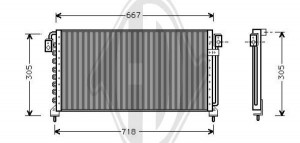DIEDERICHS DCC1373 - Kondensator, Klimaanlage