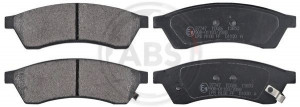 A.B.S. 37747 - Bremsbelagsatz, Scheibenbremse