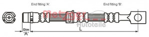 METZGER 4115194 - Bremsschlauch