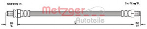 METZGER 4110242 - Bremsschlauch