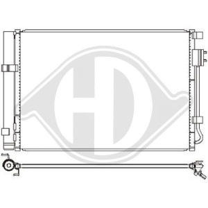 DIEDERICHS DCC1905 - Kondensator, Klimaanlage
