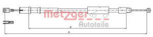 METZGER 10.9837 - Seilzug, Feststellbremse