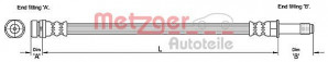METZGER 4110231 - Bremsschlauch