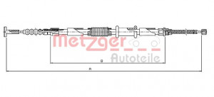 METZGER 461.11 - Seilzug, Feststellbremse