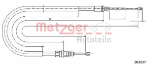 METZGER 10.6037 - Seilzug, Feststellbremse