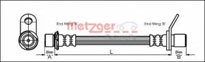METZGER 4112172 - Bremsschlauch