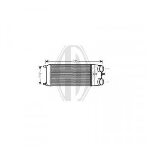 DIEDERICHS DCA1082 - Ladeluftkühler
