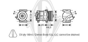 DIEDERICHS DCK1217 - Kompressor, Klimaanlage