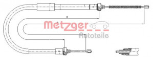 METZGER 11.6573 - Seilzug, Feststellbremse