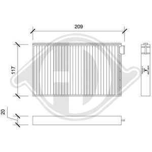 DIEDERICHS DCI0218S - Filter, Innenraumluft