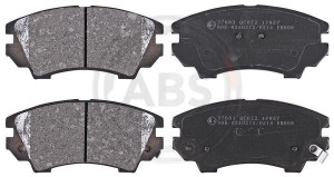 A.B.S. 37683 - Bremsbelagsatz, Scheibenbremse