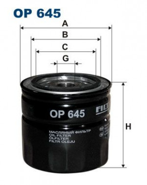 FILTRON OP645 - Ölfilter