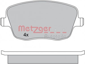 METZGER 1170417 - Bremsbelagsatz, Scheibenbremse