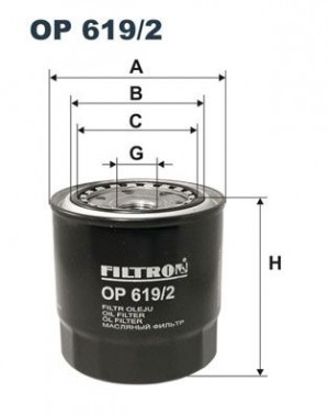 FILTRON OP619/2 - Ölfilter